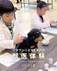 「大阪・岸和田ワタワンで子供向けおしごと体験イベント開催　白衣を着て獣医さん体験も」の写真