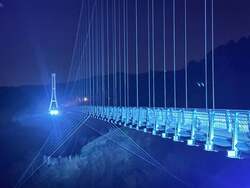 ライトアップイメージ：12月からのスカイブルー