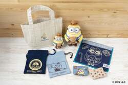 ・巾着デニム 各￥1,980（税込）※12月下旬発売予定  ・ジャガードハンドタオル ￥880（税込）・ぬいぐるみ ￥3,300（税込）・ぬいぐるみマスコット ￥2,640（税込）