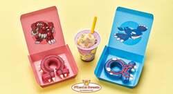 「池袋ピカチュウスイーツにポケモン新メニューが登場！親子で楽しむドーナツとフラッペ」の写真