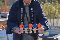 「いばらきフラワーパークでお正月イベント開催！　バラ1輪もらえる＆お餅のふるまいも」の写真