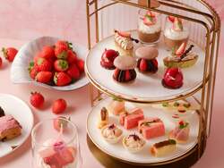 「横浜みなとみらいで親子で楽しめるいちごビュッフェ開催　巨大いちごボウルが登場！」の写真