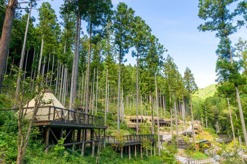 喜多川キャンピングベース（キャンプ泊可能：有料）