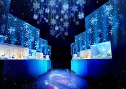 「都心で雪と氷の幻想世界！水族館・マクセル アクアパーク品川に冬限定の神秘空間登場」の写真