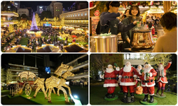 クリスマスゲートパーク in 福岡大名ガーデンシティ