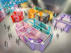 「サンリオピューロランドで推し色イベント！写真映えスポット登場　Adoとのコラボも」の写真