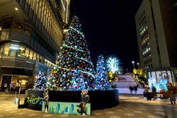 ディズニー映画「ズートピア2」の世界観をイメージしたメインツリー