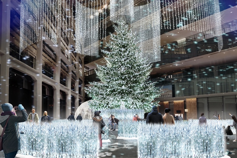 1階アトリウムの「シンボルクリスマスツリー」イメージ