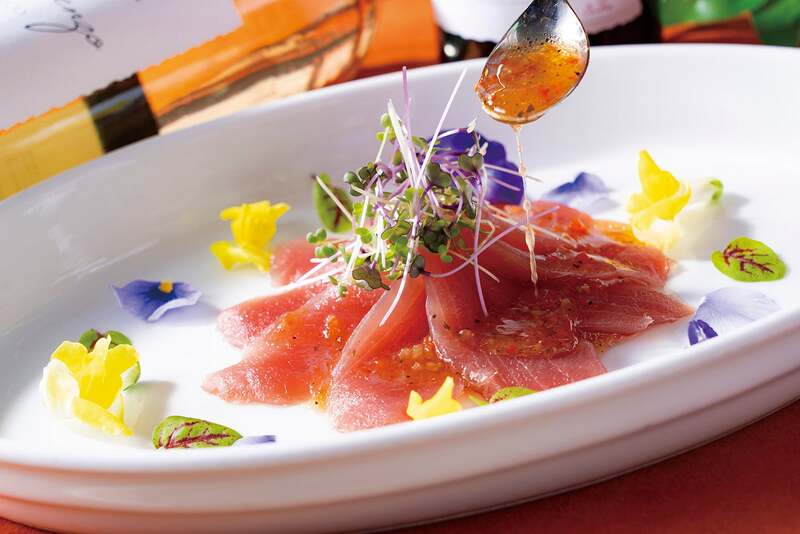 マグロのカルパッチョ