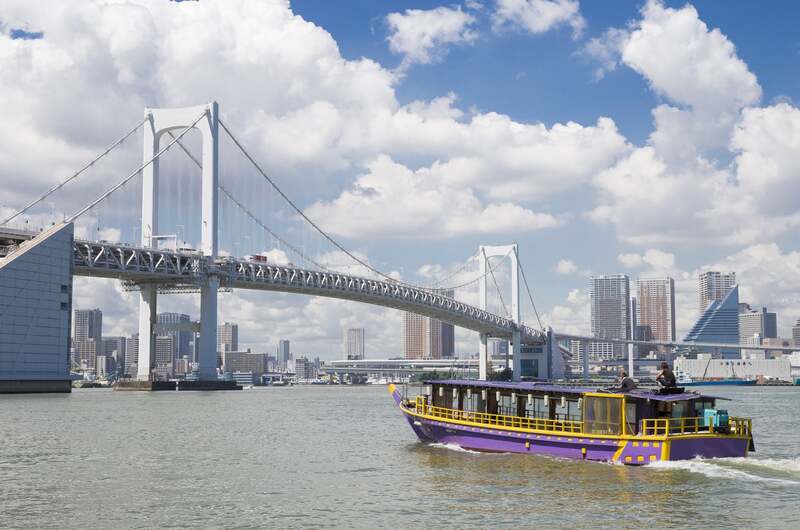 レインボーブリッジやお台場の景色を楽しめる！