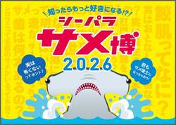 「横浜・八景島シーパラダイスで「サメ博2026」が開催　サメのすべてがわかる特別展」の写真