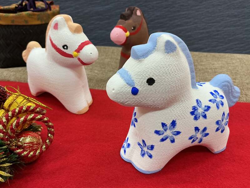 干支午のぬりぬり