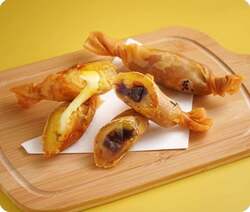 福岡・大牟田「Cafeはにぽて」熟成焼きいものびーるチーズとあんバタースティック2本セット（あんバター・チーズ 各1本）800円