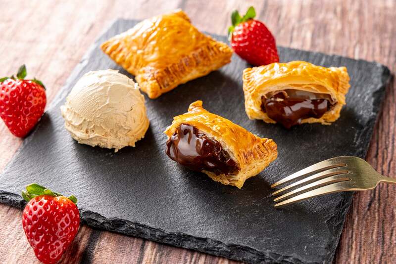 《2月ランチ限定》ミルクチョコレートパイ＆キャラメルアイス