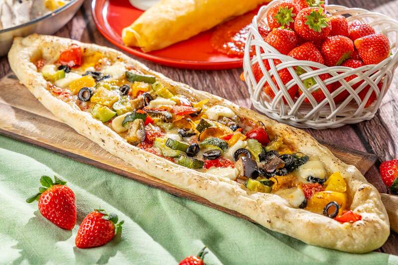 菜園風ピッツァ