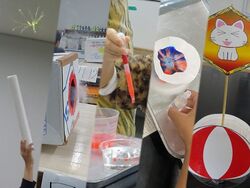 倉敷科学センター　わくわく実験室「じしゃくで砂鉄取り」