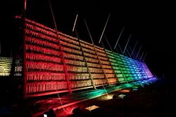 大根やぐらライトアップ（田野・清武地域日本農業遺産推進協議会）