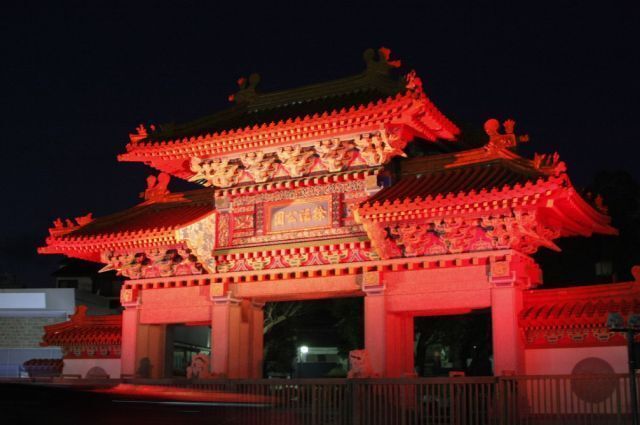 徐福公園ライトアップ（新宮市）