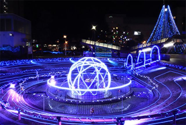 城下町大垣イルミネーション／大垣駅南街区広場