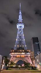 23:59頃より「タワー・ジュエルズ」点灯