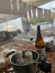 「大阪豊中市の服部緑地で牡蠣小屋！冬の炭火焼きイベント2026年1月開催」の写真