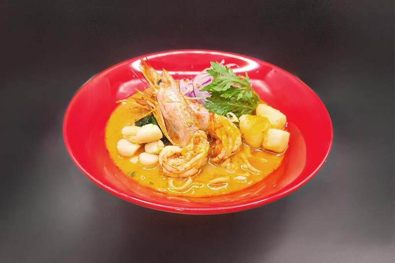 〈元祖海老そば 縁や〉北の恵み海老味噌らーめん