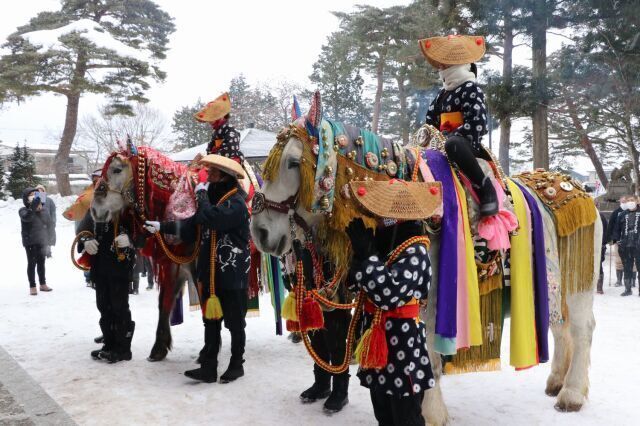 チャグチャグ馬コ初詣｜（C）一般社団法人滝沢市観光物産協会