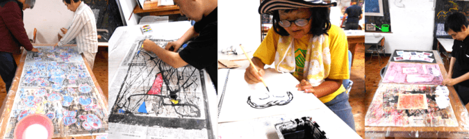 大島藤倉学園 アール・ブリュット展