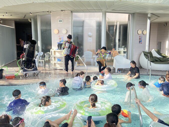 オーパークおごせ　正月お餅つき＆お振舞い／新春ミュージック泡バズーカ＆ミニライブ