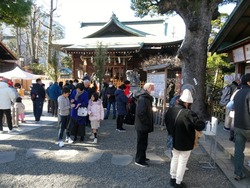 お三の宮日枝神社　初詣