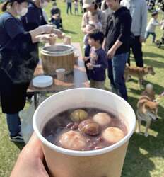 「岸和田市のワタワンで親子参加型の新春イベント　もちつき・福まき・巨大かるた大会も」の写真
