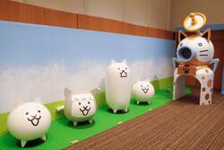 「福岡天神で「にゃんこ大戦争展」が開催！　親子で楽しめる体験型展覧会が盛りだくさん」の写真