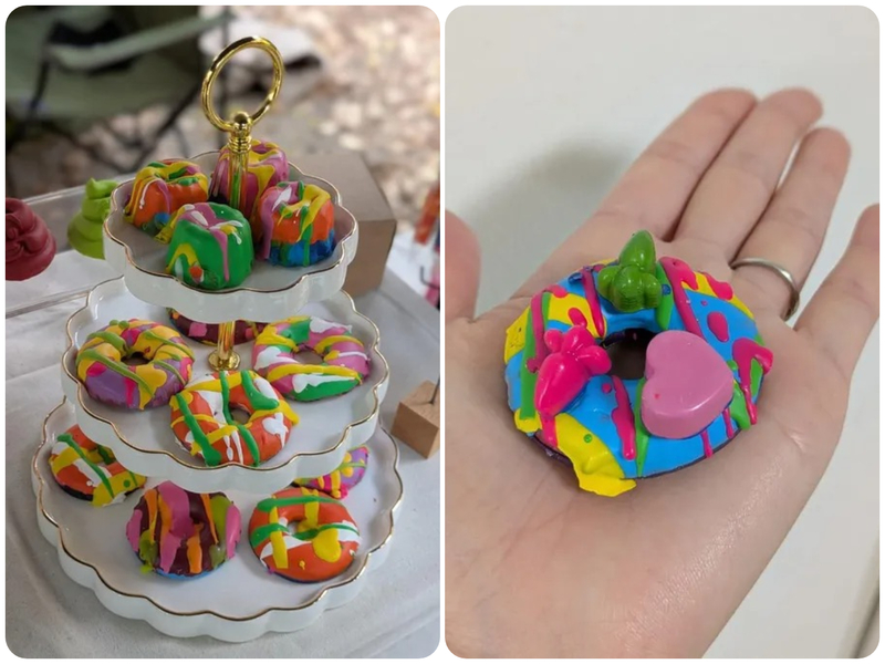 クレヨンドーナツにデコレーションしよう！