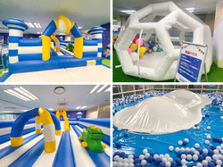 「本厚木駅徒歩3分に新施設！牧場体験やプリクラも楽しめる30種類の室内遊園地オープン」の写真