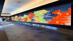 2F全長30mサイネージ