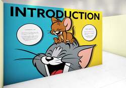 「親子でドタバタ世界を体験！　大丸神戸店で「誕生85周年記念 トムとジェリー展」開催」の写真