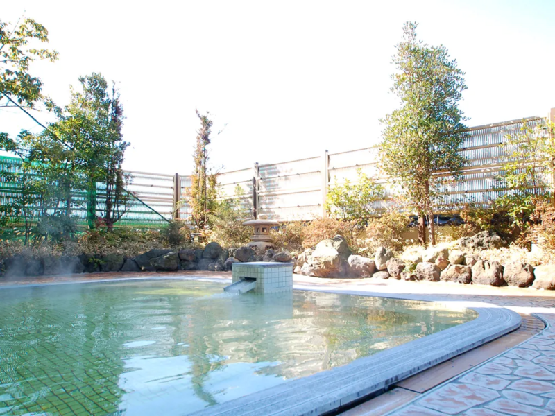 開放感あふれる露天風呂