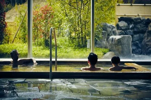 奈良のヒノキ風呂