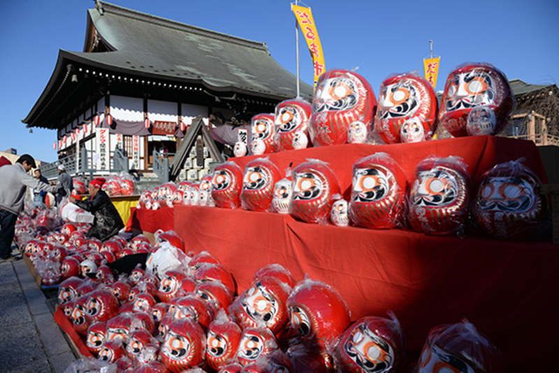長溪山永源寺 だるま市