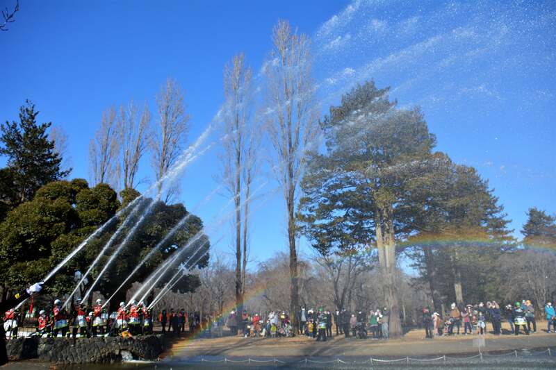 過去開催時（入間市消防出初め式）の様子