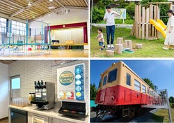 雨の日でも思いっきり遊べる体育館や水遊びエリアなど遊び場が充実！