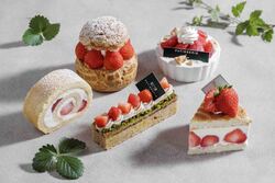 同期間、ペストリーブティック「パティスリー・バイ・ウェスティンホテル東京」では、いちごをふんだんに使った5種類のケーキを販売する「ストロベリーフェア」を実施