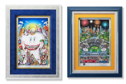 （左）「スマイル・デンティスト」／（右）「ドジャース・ワールドチャンピオン」