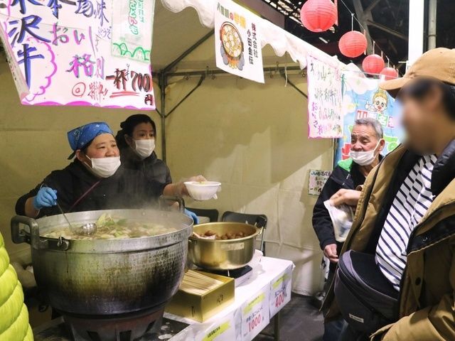 夕祭（ゆうさい）（過去開催時の写真。実際に販売する商品は変更となる可能性あり）