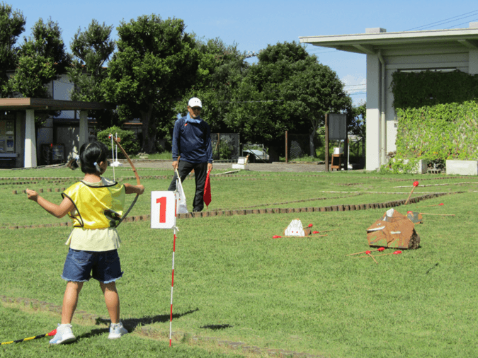 冬の「弓矢うち大会」