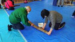 しいたけ駒打ち体験