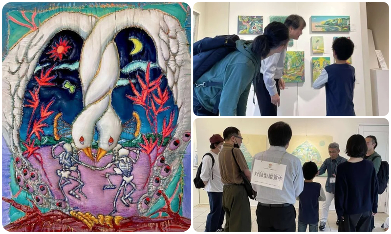 青山夢個展「食卓のむこうに怪獣がいる」