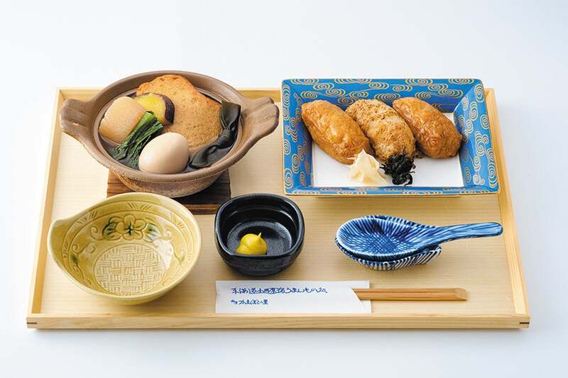 王道おでんを楽しむ「おでん＆かまぼこ稲荷セット」