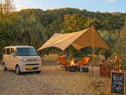 「1000円で焚き火＆マシュマロ！手ぶらで楽しめる「焚き火カフェ」が東かがわ市に新登場」の写真