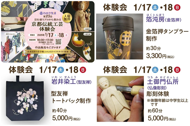 第23回 京都伝統工芸体験会